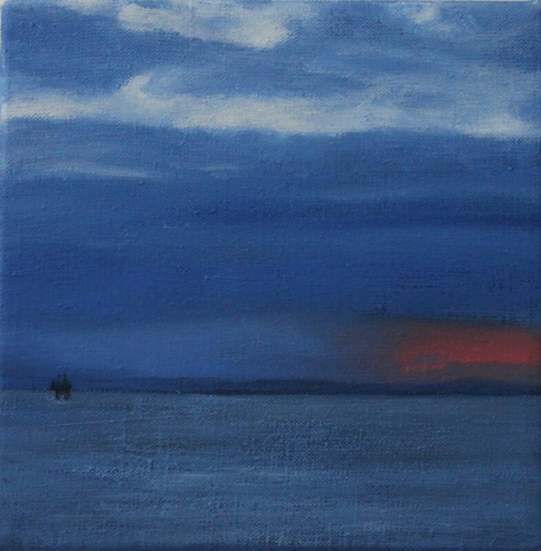 Abend, 2010, Malerei von Andrea Eitel