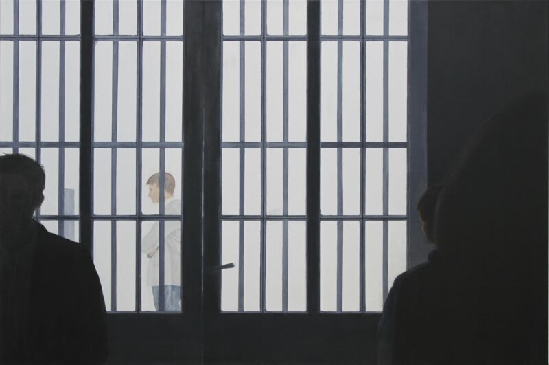 Gitter, 2012, Malerei von Andrea Eitel