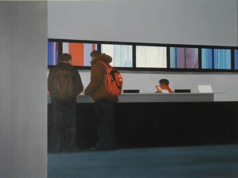 MoMA, 2007, Öl auf Leinwand 90 x 120 cm von Andrea Eitel