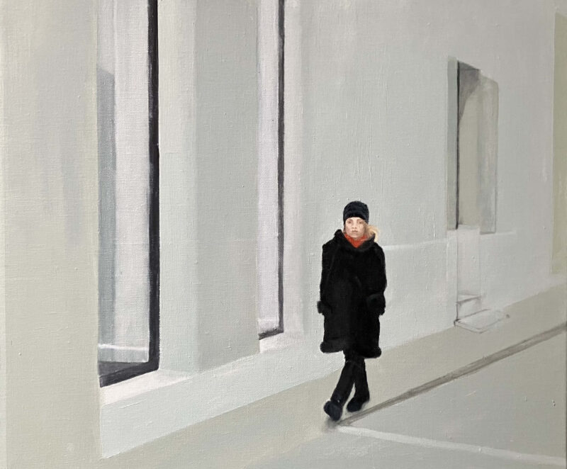 Spaziergang, 2023, Öl auf Leinwand 50 x 60 cm von Andrea Eitel