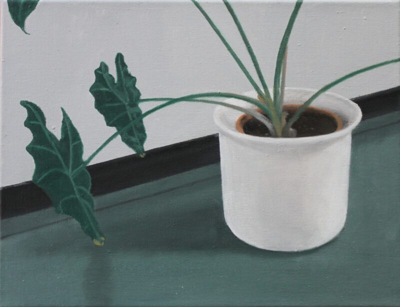 Topfpflanze, 2019, Malerei von Andrea Eitel